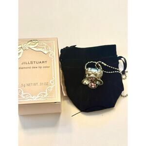 Jill Stuart Diamond Dew Lip Color – Pink Ring Keychain Compact – Rare & Collect